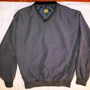 CABELA’S V NECK PULLOVER GRAY WINDBREAKER JACKET